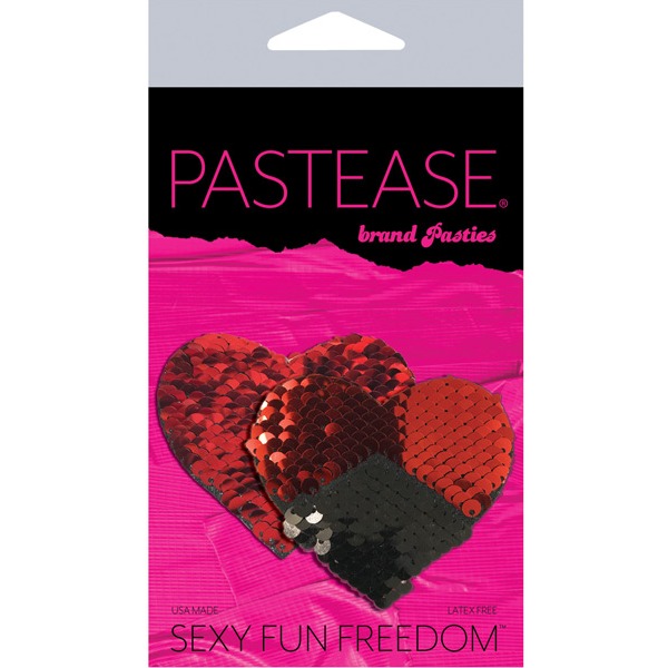 Pastease-Color-Changing-Flip-Sequins-Hearts-Red-Black-One-Size-Fits-Most-