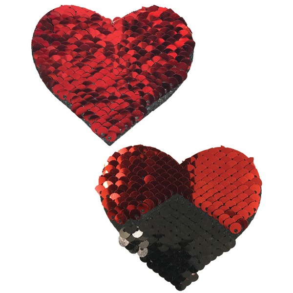 Pastease-Color-Changing-Flip-Sequins-Hearts-Red-Black-One-Size-Fits-Most-
