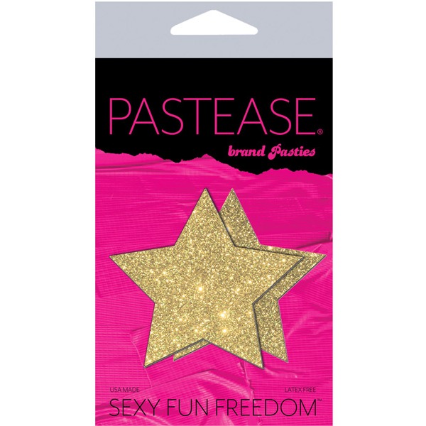 Pastease-Glitter-Star-Gold-One-Size-Fits-Most-
