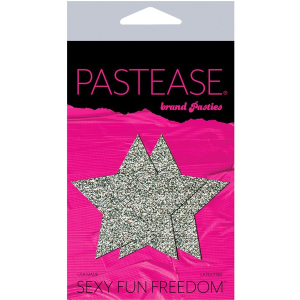 Pastease-Glitter-Star-Silver-One-Size-Fits-Most-