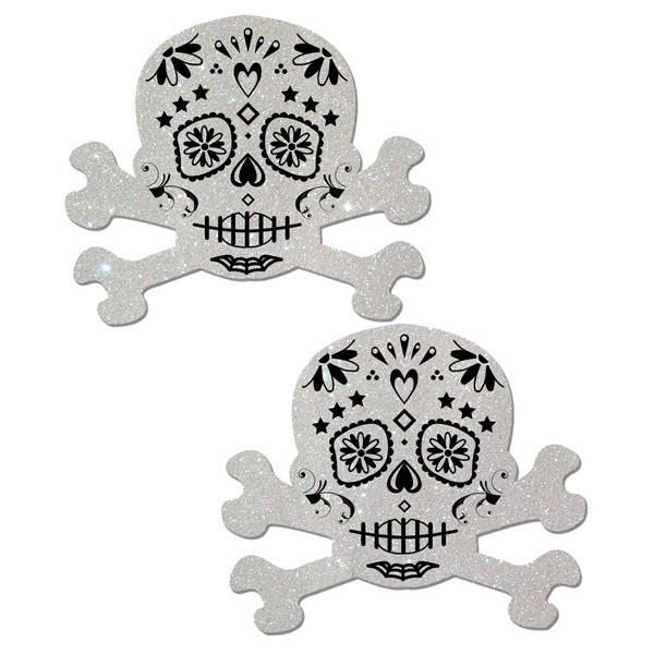 Pastease-Day-of-the-Dead-Skull-Black-White-One-Size-Fits-Most-