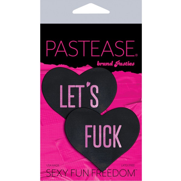 Pastease-Let-039-s-Fuck-Hearts-Black-One-Size-Fits-Most-