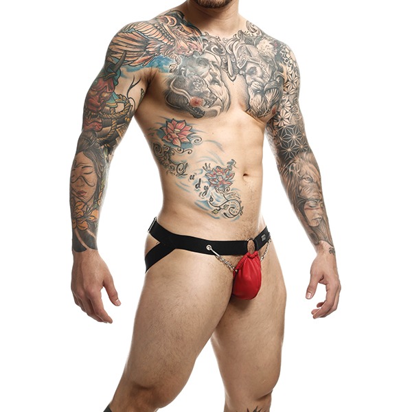 Dngeon Chain Jockstrap Red (One Size Fits Most)