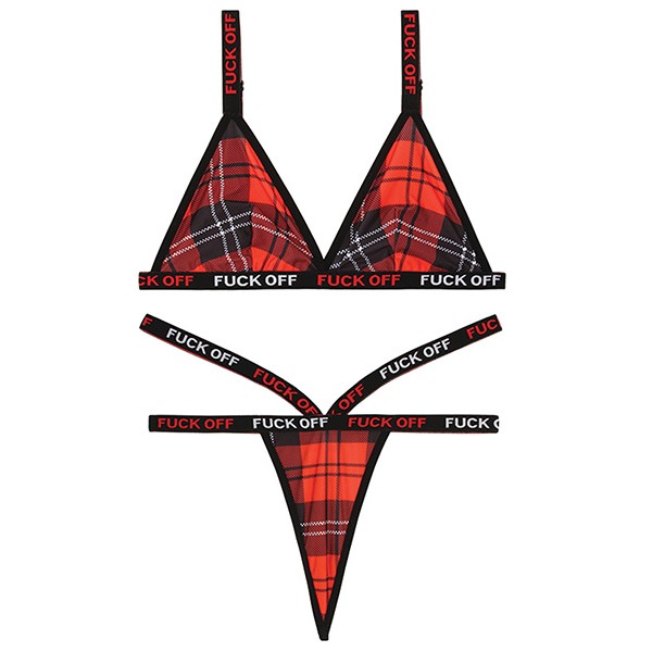 Vibes-FUCK-OFF-Bralette-and-Thong-Plaid-L-XL