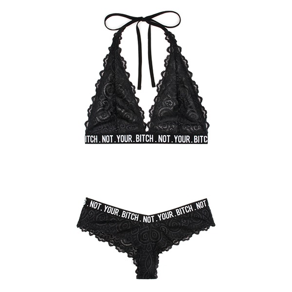 Vibes-Not-Your-Bitch-Bralette-and-Cheeky-Panty-Black-S-M