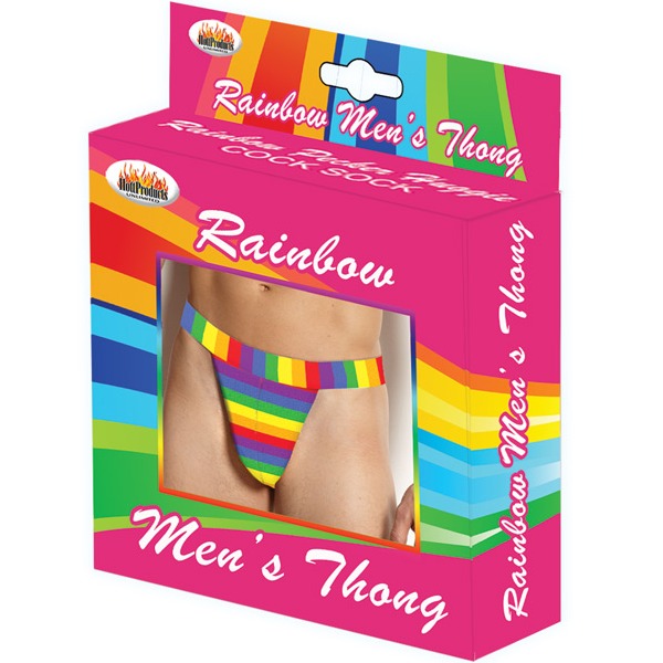 Rainbow Men's Thong