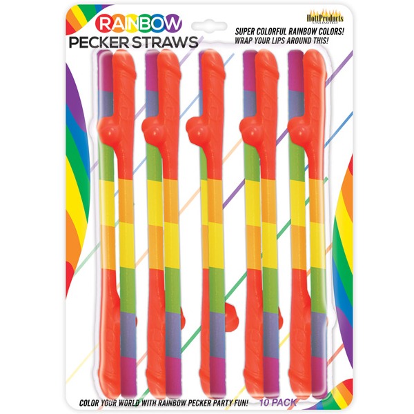 Rainbow-Pecker-Straws-Pack-of-10