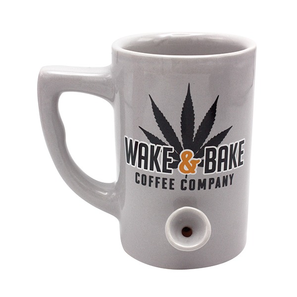 Wake & Bake Coffee Mug - 10 oz Grey