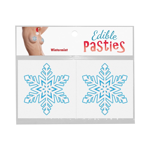 Edible Body Pasties - Wintermint Snowflake Pasties