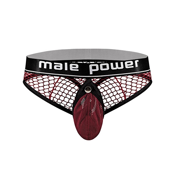Cock-Pit-Fishnet-Cock-Ring-Thong-Red-S-M