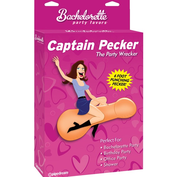 Bachelorette Party Favors Captain Pecker Inflatable
