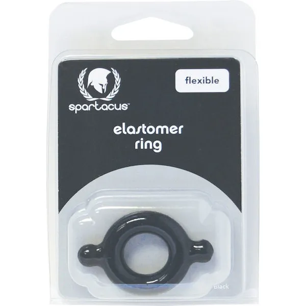 Spartacus-Elastomer-Cock-Ring-Black