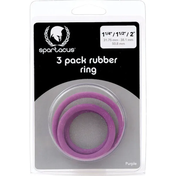 Spartacus-Rubber-Cock-Ring-Set-Purple-Pack-of-3
