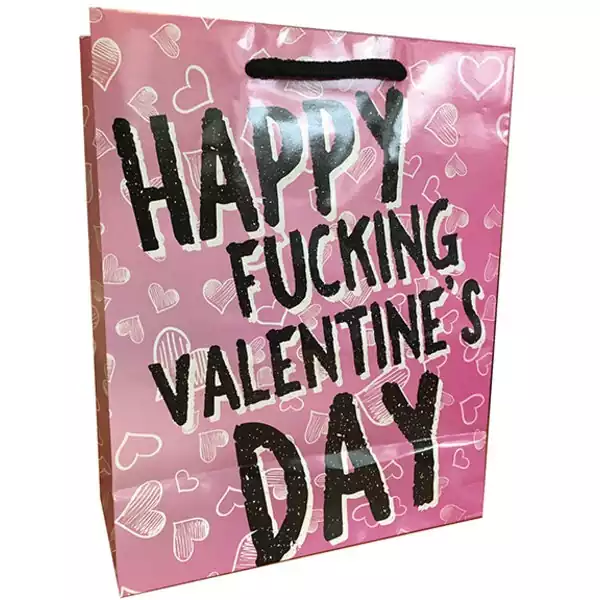 Happy Fucking Valentines Day Gift Bag