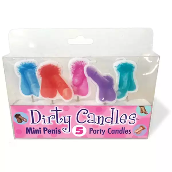 Mini Penis Dirty Candle Set - Set of 5