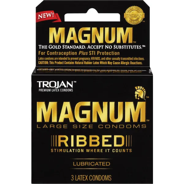 Trojan-Magnum-Ribbed-Condoms-Box-of-3