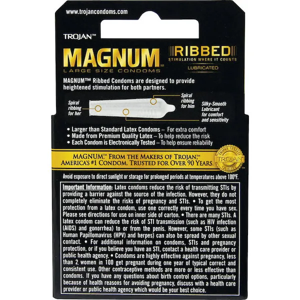Trojan-Magnum-Ribbed-Condoms-Box-of-3