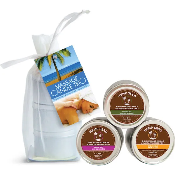 Earthly-Body-Massage-Candle-Trio-Gift-Bag-2-oz-Skinny-Dip-Dreamsicle-and-Guavalva