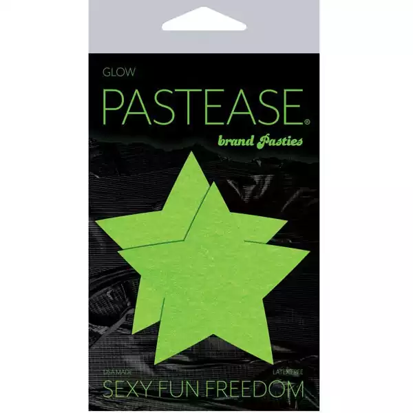 Pastease Star - Glow in the Dark Green (One Size Fits Most)