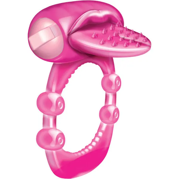 Nubby-Tongue-X-treme-Vibrating-Pleasure-Ring-Magenta