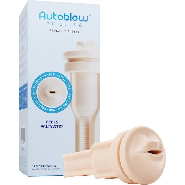 Autoblow AI Ultra Mouth Sleeve - Beige