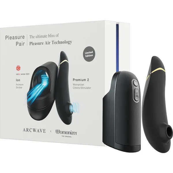 Arcwave Ion / Womanizer Premium 2 Pleasure Pair - Black