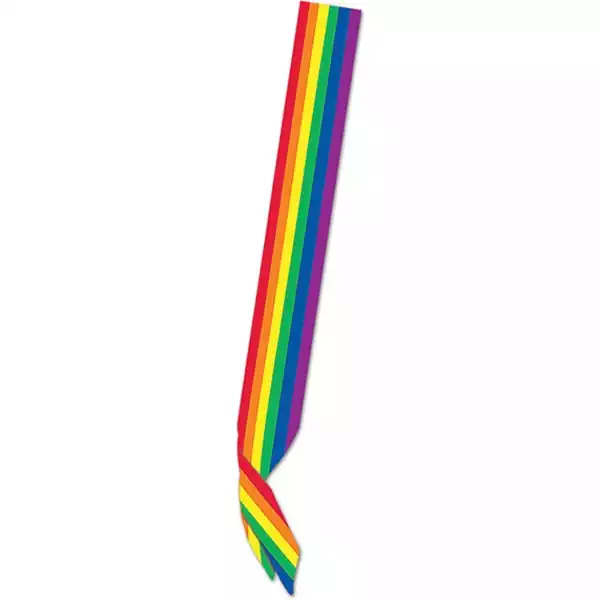 Pride Satin Sash - Rainbow