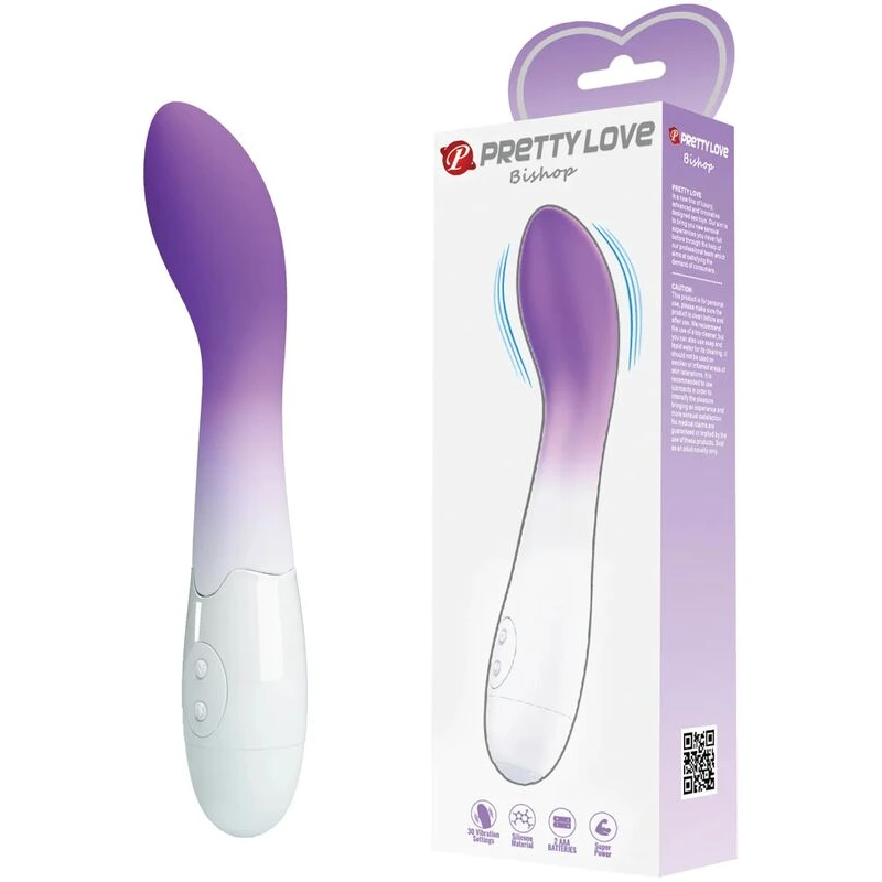 Pretty-Love-Bishop-Vibrator-Purple-Ombre