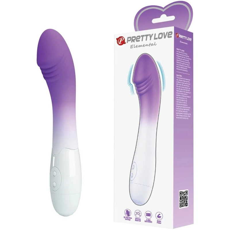 Pretty-Love-Elemental-G-Spot-Realistic-Vibrator-Purple-Ombre
