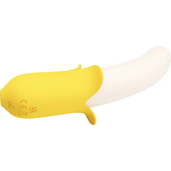 Pretty-Love-Banana-Geek-Thrusting-Vibrator-Yellow