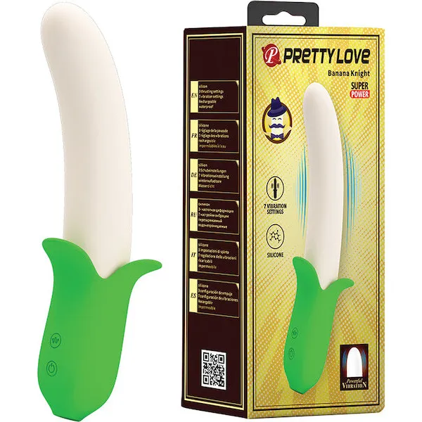 Pretty-Love-Banana-Knight-Vibrator-Green