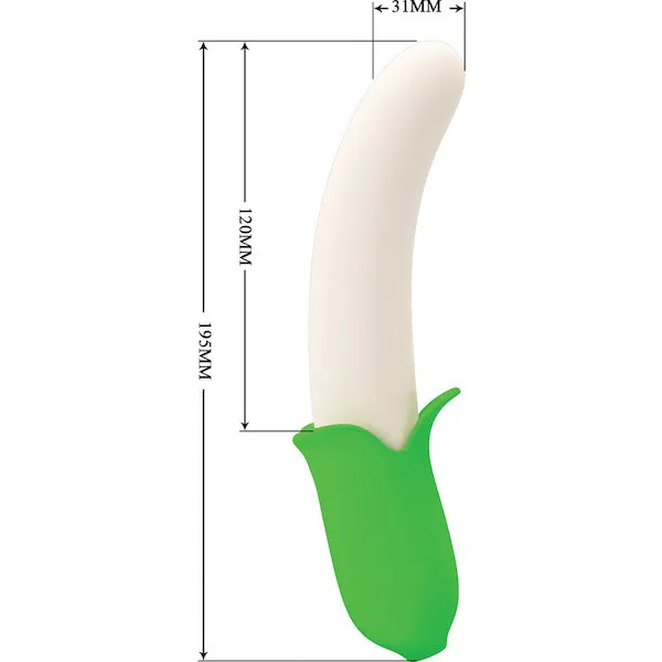 Pretty-Love-Banana-Knight-Vibrator-Green