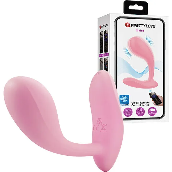 Pretty-Love-Baird-App-Enabled-Vibrating-Butt-Plug-Hot-Pink