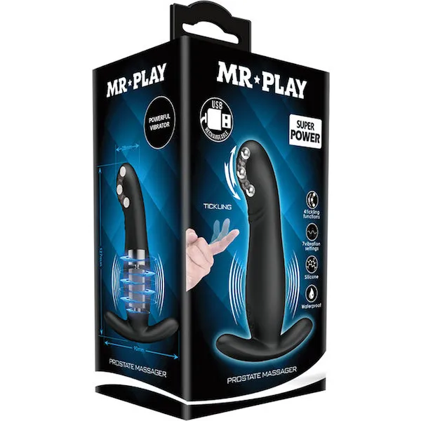 Pretty-Love-Eudora-Vibrating-Prostate-Massager-7-Function-Black