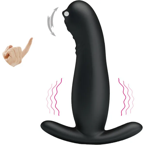 Pretty-Love-Eudora-Vibrating-Prostate-Massager-7-Function-Black