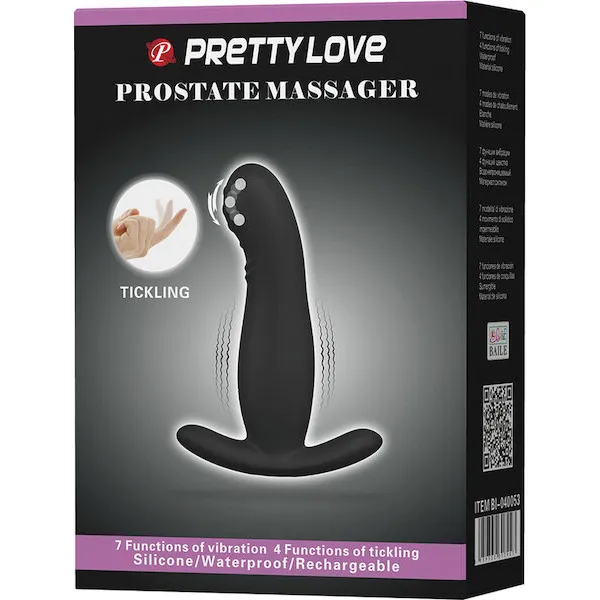 Pretty-Love-Eudora-Vibrating-Prostate-Massager-7-Function-Black