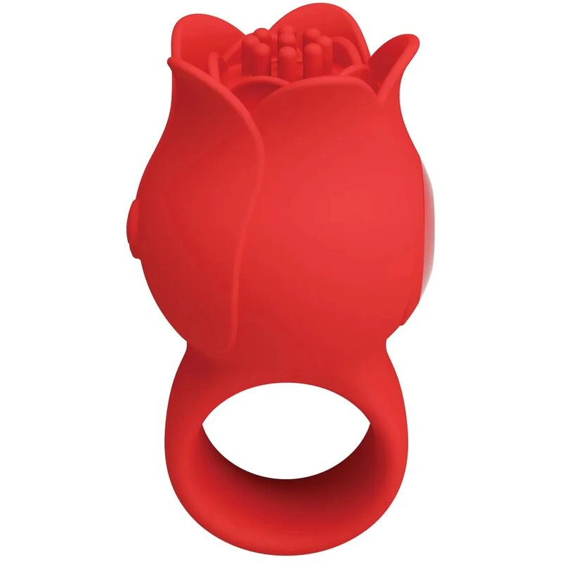 Pretty-Love-Jae-Floral-Ring-Finger-Vibrator-Red