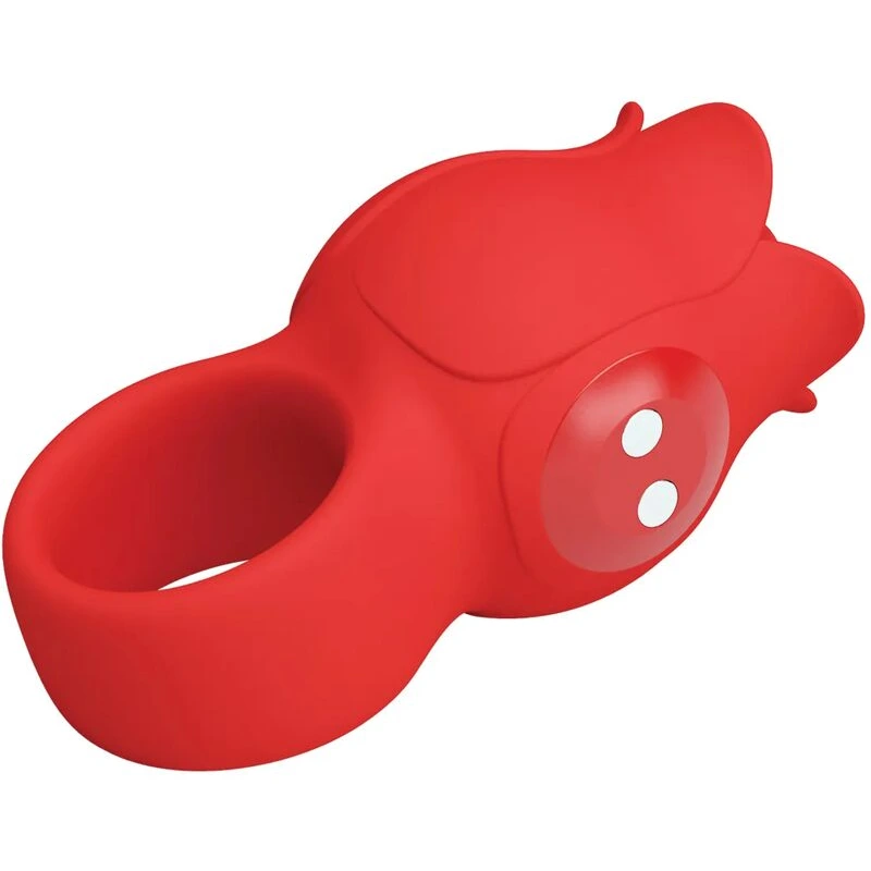 Pretty-Love-Jae-Floral-Ring-Finger-Vibrator-Red