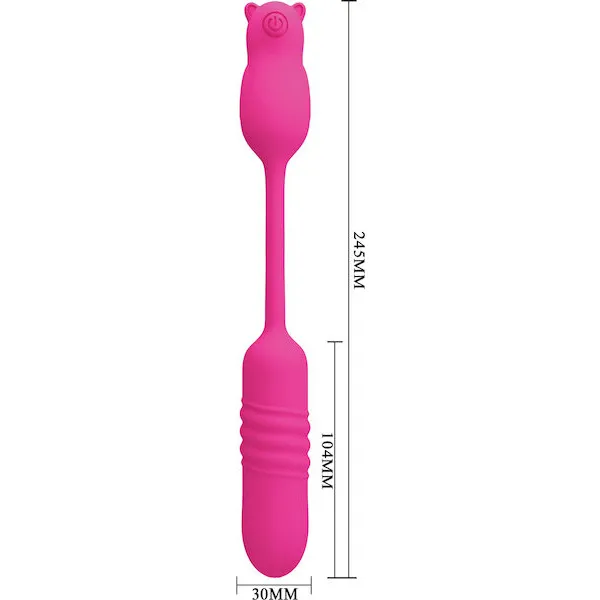 Pretty Love Nobikuma Thrusting Egg - Fuchsia