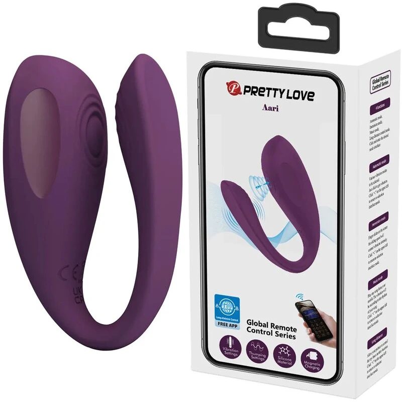 Pretty-Love-Aari-Thumping-Dual-Vibrator-Purple