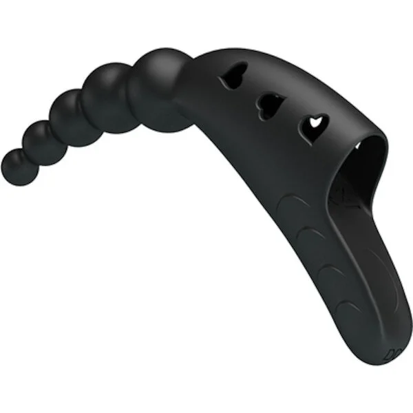 Pretty-Love-Jordin-Beaded-Finger-Vibe-Black