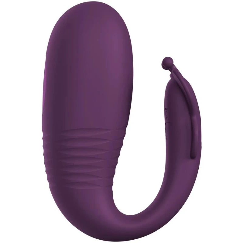 Pretty-Love-Klay-App-Enabled-Thrusting-Hands-Free-Vibrator-Purple