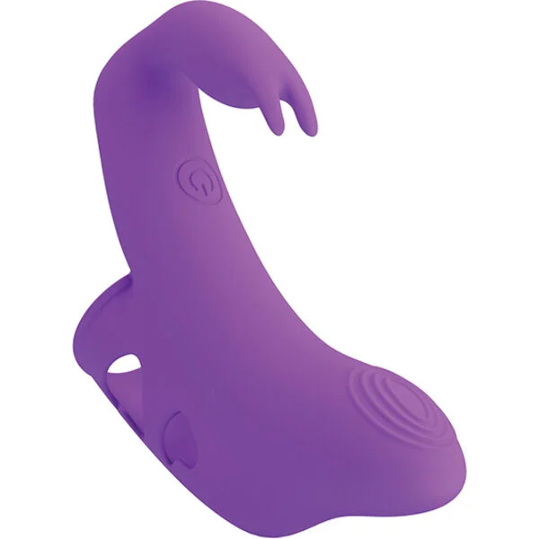 Pretty Love Yenna Dual Finger Vibe - Purple