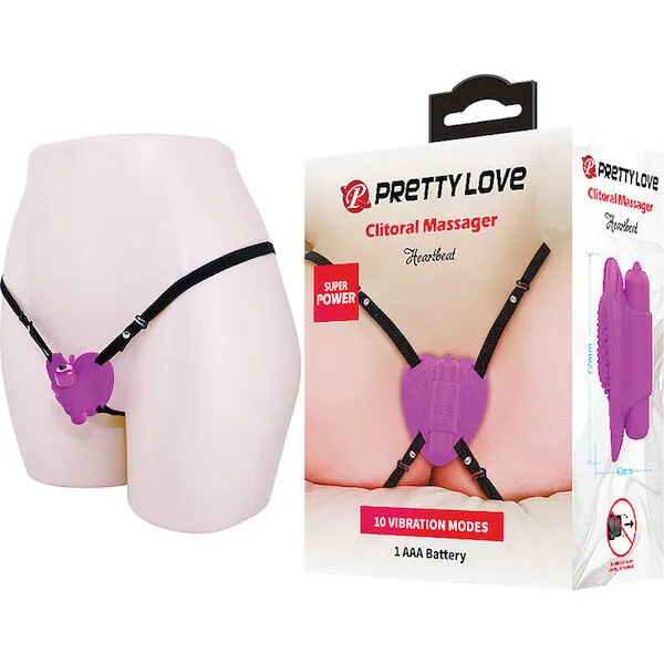 Pretty-Love-Heartbeat-Strap-On-Clitoral-Massager-Fuchsia