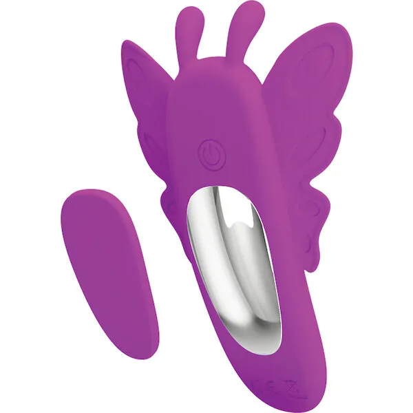 Pretty Love Romance Aileen Magnetic Butterfly Panty Vibe - Fuchsia