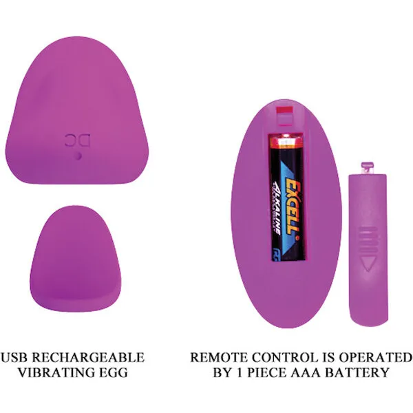 Pretty Love Romance Lisa Magnetic Panty Vibe - Fuchsia