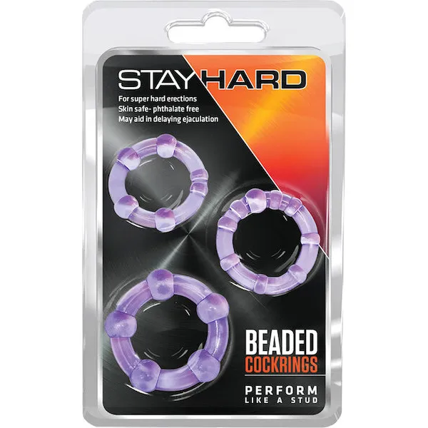 Blush-Stay-Hard-Beaded-Cock-Rings-Purple-Pack-of-3