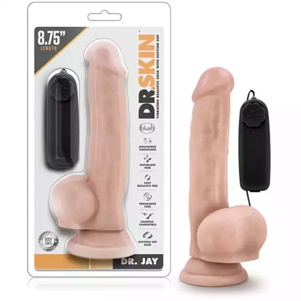 Blush-Dr-Skin-Dr-Jay-8-75-inch-Cock-w-Suction-Cup-Vanilla