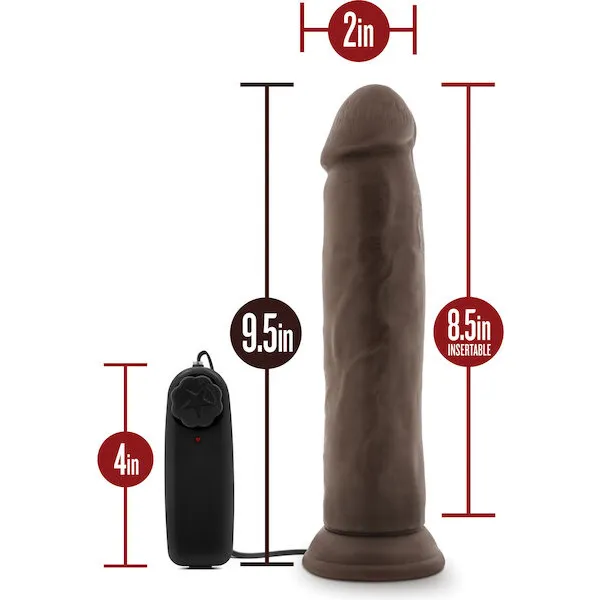 Blush-Dr-Skin-Dr-Throb-9-5-inch-Cock-w-Suction-Cup-Chocolate