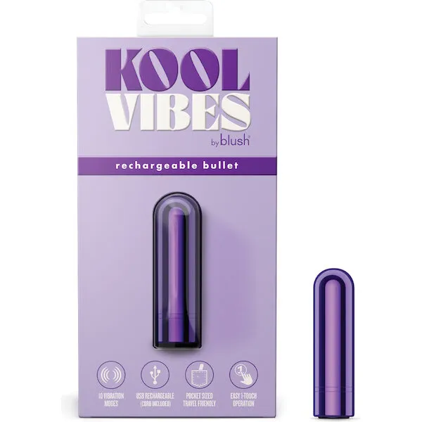 Blush Kool Vibes Mini Rechargeable Bullet - Grape